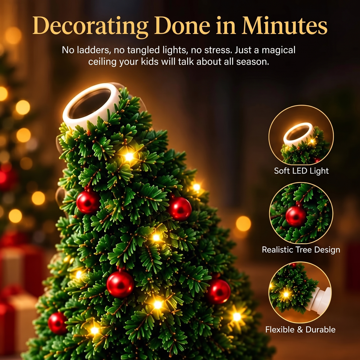 LumeGlow Christmas Projector
